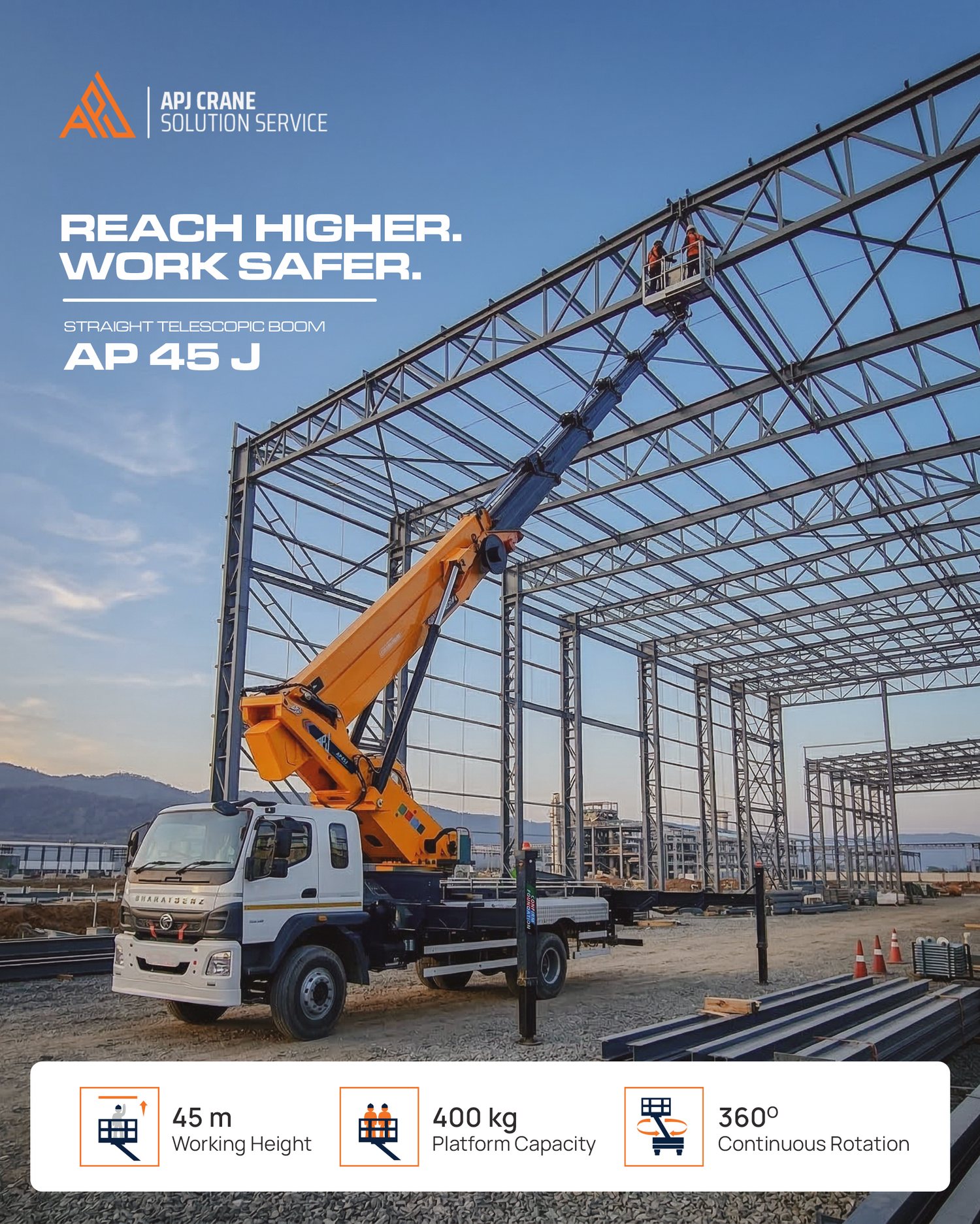 APJ AWP at steel structure site